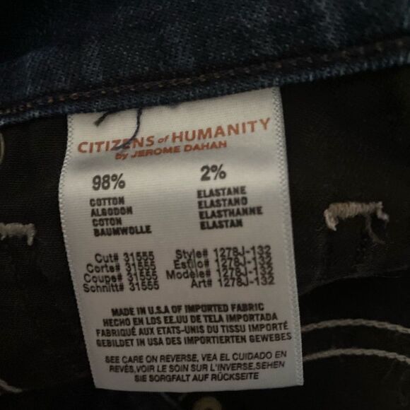 - #320 CITIZENS OF HUMANITY Ava Jeans - Picture 9 of 10